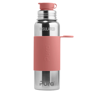 Plastfri drikkeflaske i rustfritt stål - Sport 650ml - Rose