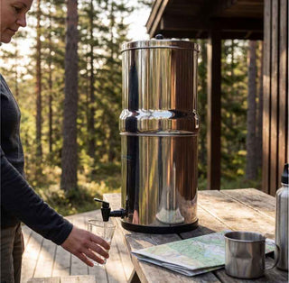 vannrenser til beredskap og camping